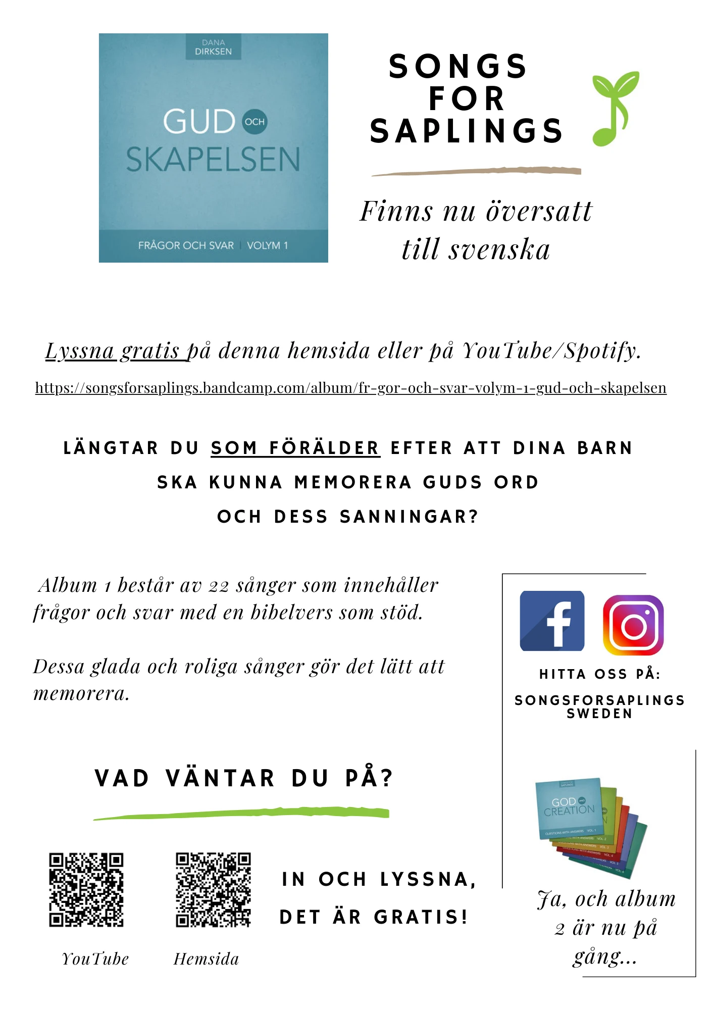 Gud och skapelsen (Songs for Saplings) av Dana Dirksen - Bild 2